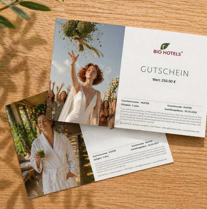 Biohotels Gutscheine