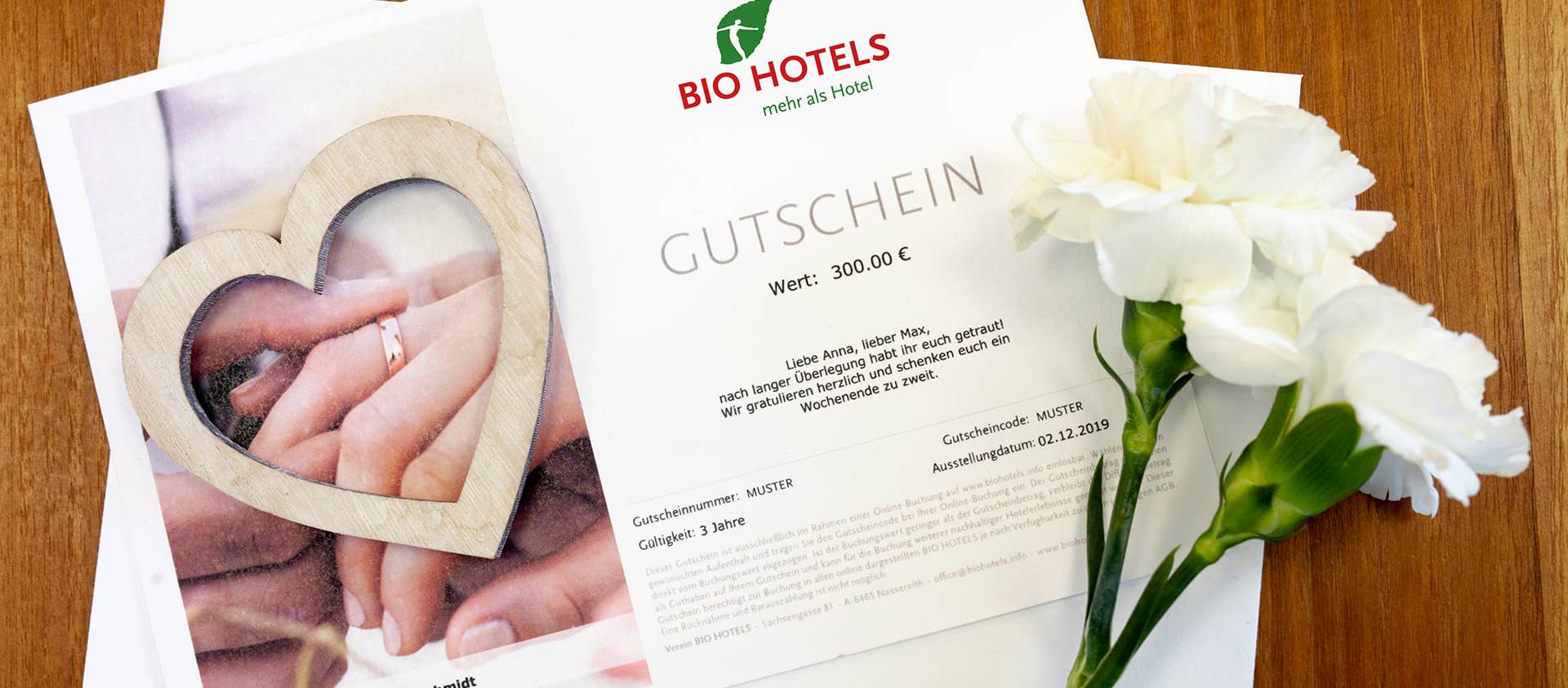 Biohotels Gutschein