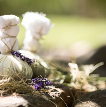 Biohotels Wellness Massage Theiners garten kräuterstempel